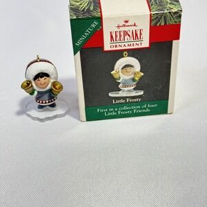Hallmark Keepsake Christmas Ornament 2016 FROSTY LITTLE FRIENDS Miniature  H62